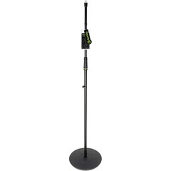 Gravity Stands Microphone Stand With Round Base Black