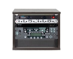 Gator Frameworks GFW-ELITERK-8U-BRN 8U Desktop Studio Rack – Walnut – Open Box