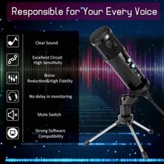 Lot of 2! Sensitive Pickup Pure Sound Professional Condenser Microphone – New!