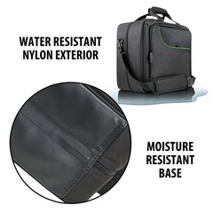 USA GEAR RODECaster Pro Case – Hold Podcaster, Mixer, Microphones, More (Green)