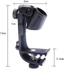 4Pcs Adjustable Clip Clamps Holder Clip For Drum Snare Mount Microphone Mic
