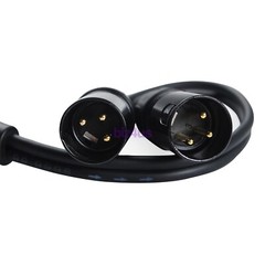 3Pin XLR Female Jack To Dual 2 Male Plug Y Splitter Cable Adapter Microphone USA
