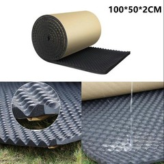 Acoustic Foam Insulation Wall Car Studio Sound-proof Dampening Pad 100*50cm New