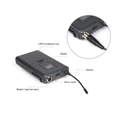 Wireless Guitar System UHF 4 Beltpack for 4 Electric Guitar Bass US FCC Comply