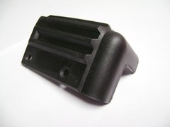 Eight (8) Black Plastic Speaker Box Corners 3″