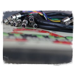 XLR Snake Cable Patch – 8 Channel 20ft Pro Audio Mic Cord Mixer Sound Stage PA