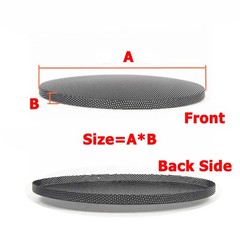 Round Hole Hemmed Metal Iron Mesh Grille Covers Speaker Loudspeaker Horn Repair