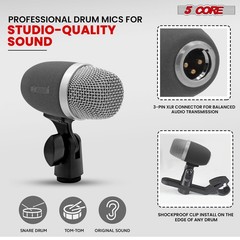 Tom Snare Drum Kick Bass Microphone for Conga Bongo Instrument Djenbe Cajon Mic
