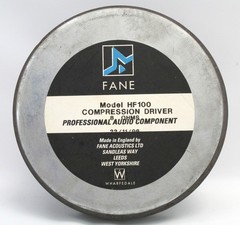 Wharfdale Fane Acoustics HF 100 High Freq Tweeter Compression Driver 8-Ohm 1″