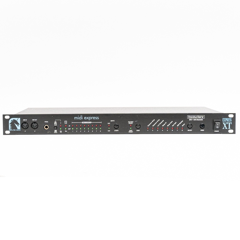 MOTU MIDI Express XT 8×8 MIDI Interface Patchbay SMPTE Mac/Windows 16 Presets