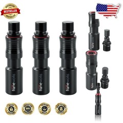 Secure 3-Pack Microphone Quick Release Mount Red Safety Collar