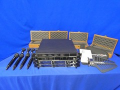 WisyCom MRK960 Receiver QTY 2 470-840MHz w/SPL218AW Splitter & (4) MTH400-US Mic