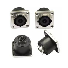 10x For Speakon For Neutrik NL8MPR Loudspeaker/Amplifier Pole Panel Connector