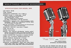 Vintage 1958 Stromberg Carlson MC-41 dynamic microphone Shure 55S Elvis w stand