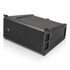 ZETHUS Line Array Set 4 x Dual 6.5“ Speakers + 1 Amp + 1 Frame (ZSV26X4NTA32)