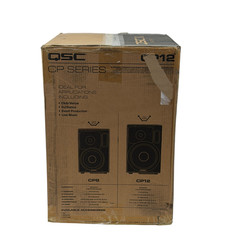QSC CP12 Speaker 12″ Two Way 1000 Watt Active Powered Monitor Class-D Open Box