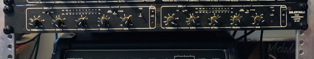 Drawmer DL221, 120V, Dual Compressor Limiter, Vintage Rack