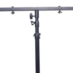 2 Prox DJ Lighting Stand w/ square T-BARS & carry case Adjustable up to 9 ft