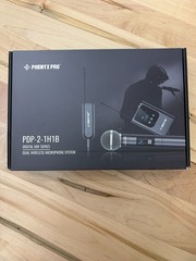 Phenyx Pro Dual Digital Wireless Microphone System PDP-2-1H1B – NEW