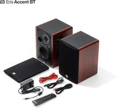 Eris 60W Bluetooth Bookshelf Speakers – Studio Monitors with Remote & Sub Out