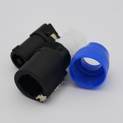 Speaker Twist Male to Audio Connector Cable – 2PCS with Panel Mount