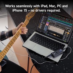 IK Multimedia iRig USB Guitar Audio Interface – 24-bit 48 kHz Music…