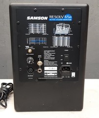 Samson Resolv 65a Active Studio Monitor Biamped 75W Woofer 25W Tweeter