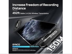 NEW Synco Wireless 2 Microphones For USB-C Phones 48kHz/24-bit P2XT