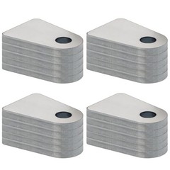 Weld on 1/2″ Hole; 2-1/2″ Height; 1-3/4″ Wide; 1/4″ Thick 20 Pcs Silver