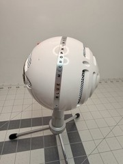 Blue Snowball iCE Condenser Microphone White with Desktop Stand – Untested