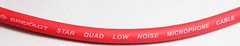 1m/3.28ft Red Star Quad Balanced microphone cable – XLR-M to XLR-F