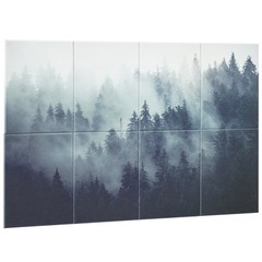 VEVOR 8 Pack Art Acoustic Panels 15.8 x 11.8 inch Self Adhesive for Home Forest