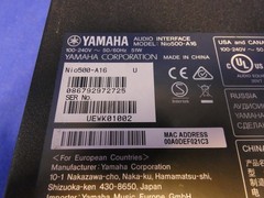 Yamaha NUAGE Nio500-A16 Analog I/O Audio Interface w/Dante, Power Cord
