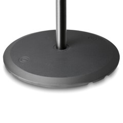 Gravity SSP WB SET 1 Loudspeaker Stand with Base and Cast Iron Weight Plate BLK