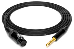 1- 25’FT Mogami 2534 Neutrik Gold XLR-F to 1/4 TRS balance Star Quad Audio Cable