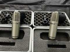MXL 9090 Large Diaphragm Condenser Microphones (PAIR) With Hard Cases