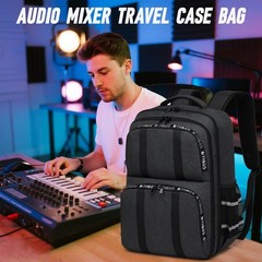 GOTECH Audio Mixer Travel Case Bag, DJ Mixer Storage Backpack Compatible with…