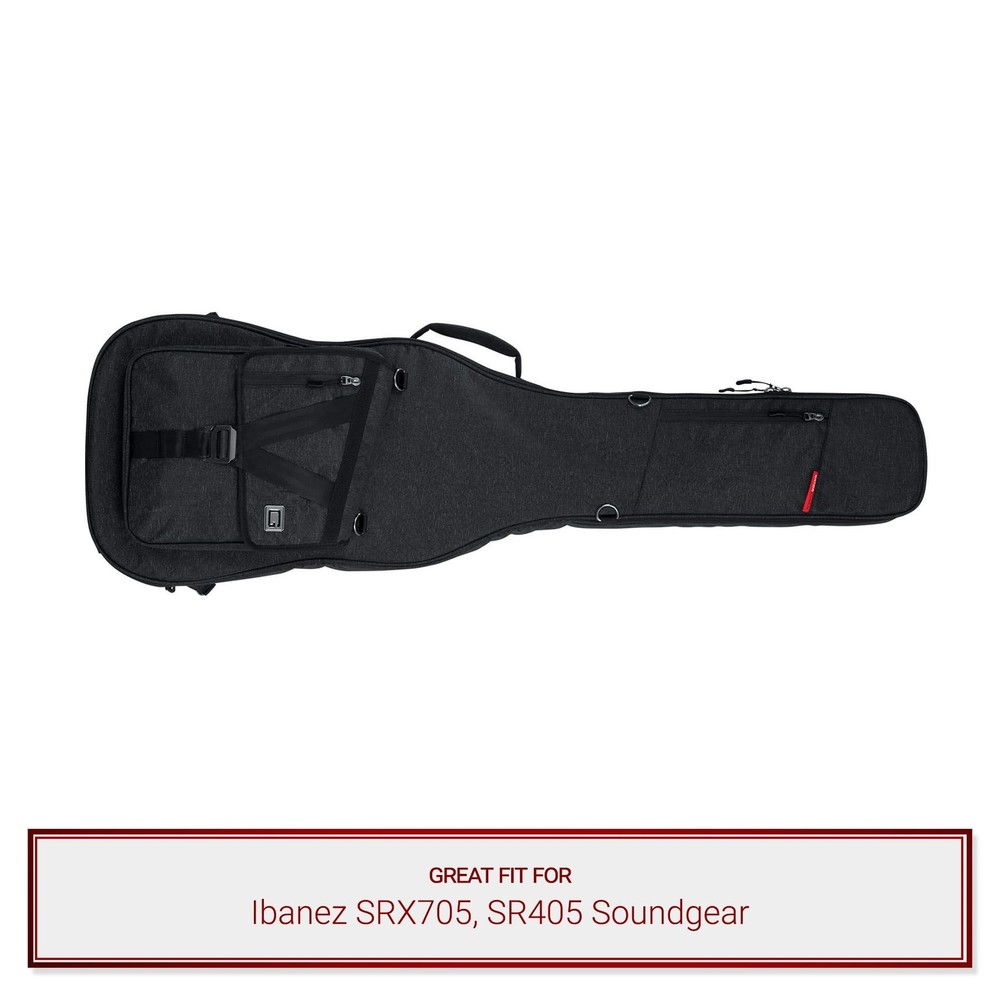 Gator Bass Guitar Case fits Ibanez SRX705, SR405 Soundgear