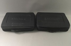 TWO Shure Microphone Mic 2 Cases Soft Shell Foam Padding for SM57 Beta 52-A A56D