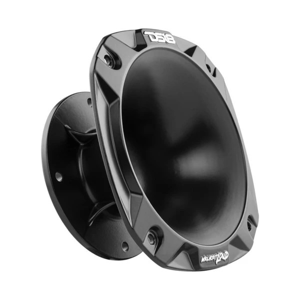 DS18 Bolt-on Aluminum Driver Horn PRO-HA52/BK 6.4″ Black Shallow 2″ Throat