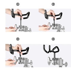 CAMVATE Mic Holder Boom Cradle Mount Stand for Microphone and Audio Equipment