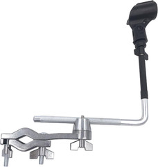 Drum Set Microphone Mount with L-Shaped Clamp and Shock Mount Clip