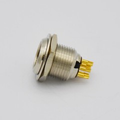 Panel Mount Mini XLR 5 Pin Male Connector for Audio Equipment
