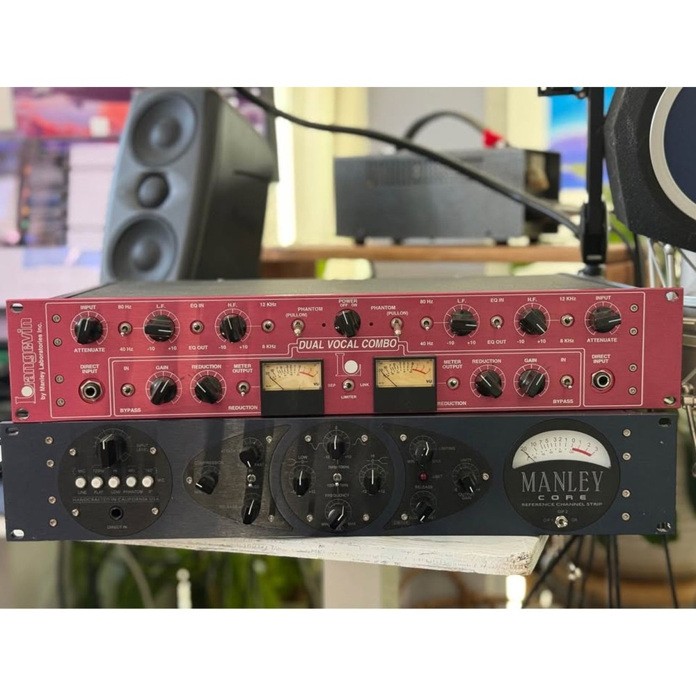 Manley Langevin DVC Dual Vocal Combo Preamp, EQ, Compressor Stereo Channel Strip