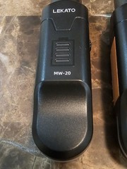LEKATO MW-20 Wireless XLR Transmitter Receiver 2.4GHz, 48V Phantom Power for Mic
