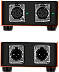 2-CH XLR Preamp for Dynamic Microphones,25dB Gain, Low-Noise Amplifier,Compac…