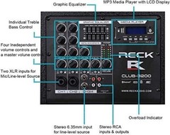 PRORECK Club AEF 12″ Powered PA Speaker System DJ Sound Equipment Combo Set