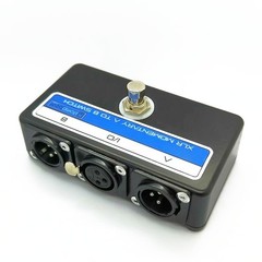 XLR MOMENTARY AB SWITCH PEDAL 1F2M – POPLESS