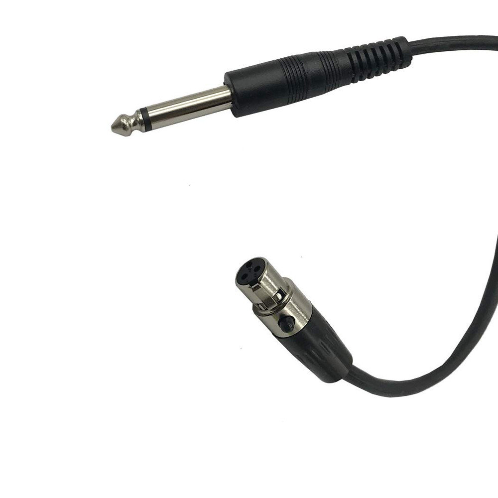 1/4 Inch Male to 3 Pin Mini XLR Female Electric Guitar Bass Instrument Cable Wir