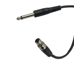 1/4 Inch Male to 3 Pin Mini XLR Female Electric Guitar Bass Instrument Cable Wir